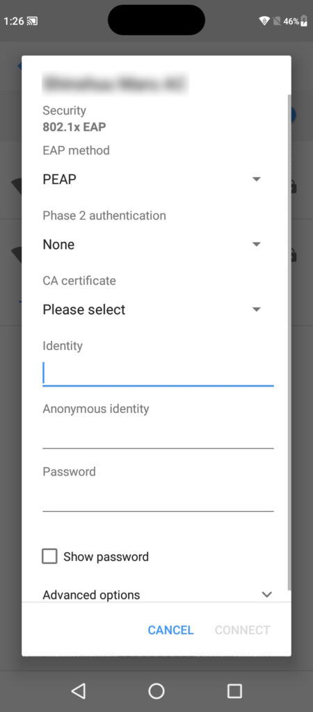Android OS doesn't know what WPA3 Encryption is